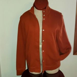 Faconnable Bomber-type Jacket (Orange/rust)